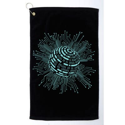 Binary Coding Computer Nerd Geeks Programmer Funny Coding Golf Towel