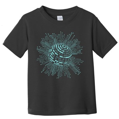 Binary Coding Computer Nerd Geeks Programmer Funny Coding Toddler T-Shirt