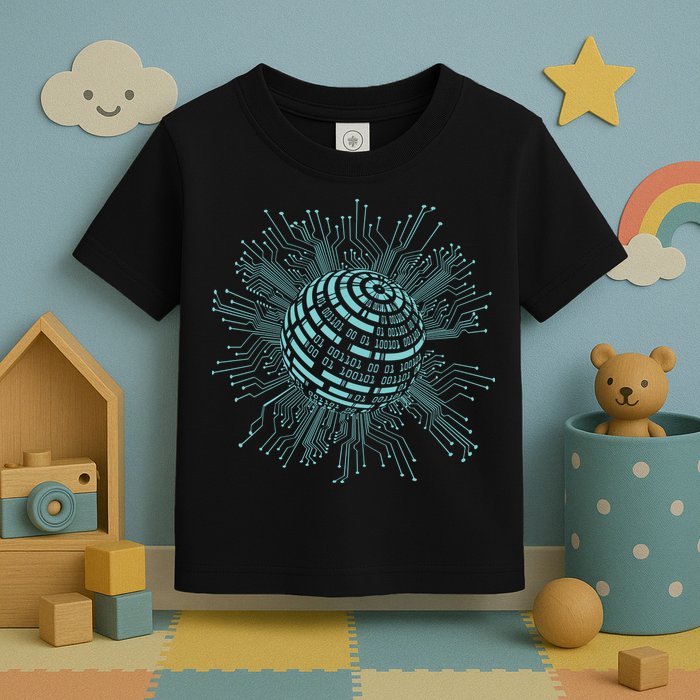 Binary Coding Computer Nerd Geeks Programmer Funny Coding Toddler T-Shirt
