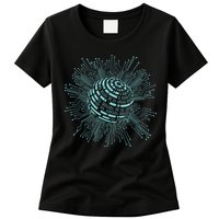 Binary Coding Computer Nerd Geeks Programmer Funny Coding Womens T-Shirt
