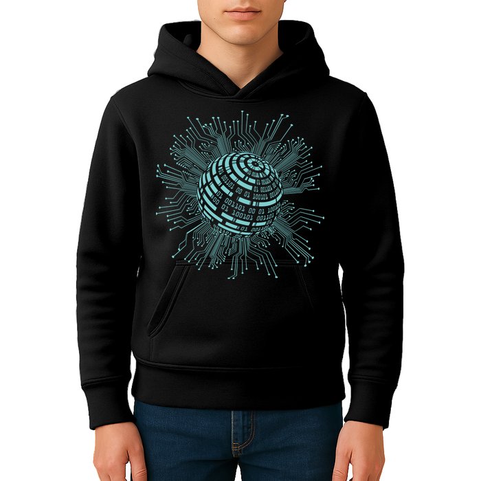 Binary Coding Computer Nerd Geeks Programmer Funny Coding Kids Hoodie