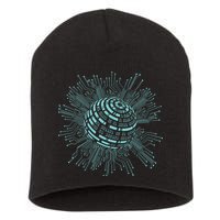 Binary Coding Computer Nerd Geeks Programmer Funny Coding Short Acrylic Beanie
