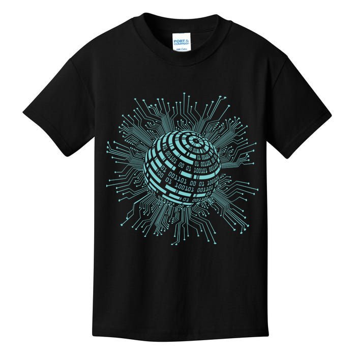 Binary Coding Computer Nerd Geeks Programmer Funny Coding Kids T-Shirt
