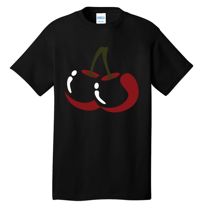 Big Cherry Costume Cute Easy Vegetable Halloween Gift Tall T-Shirt