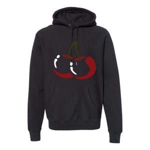 Big Cherry Costume Cute Easy Vegetable Halloween Gift Premium Hoodie