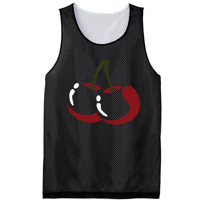 Big Cherry Costume Cute Easy Vegetable Halloween Gift Mesh Reversible Basketball Jersey Tank