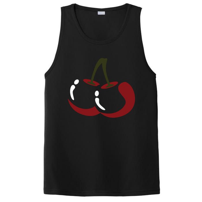 Big Cherry Costume Cute Easy Vegetable Halloween Gift PosiCharge Competitor Tank