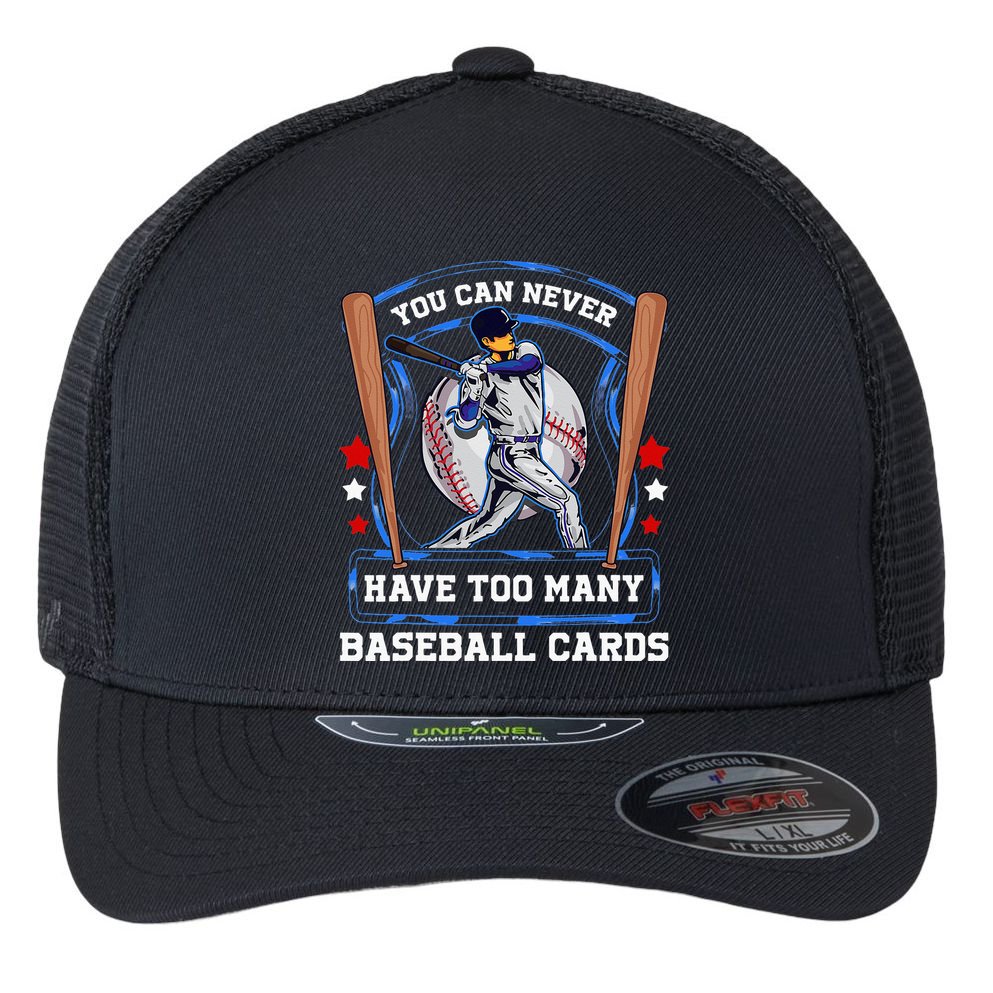 Baseball Cards Collector Flexfit Unipanel Trucker Cap