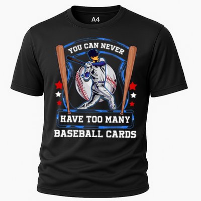Baseball Cards Collector Cooling Performance Crew T-Shirt
