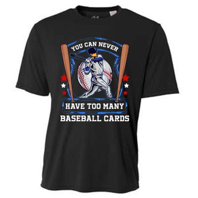 Baseball Cards Collector Cooling Performance Crew T-Shirt