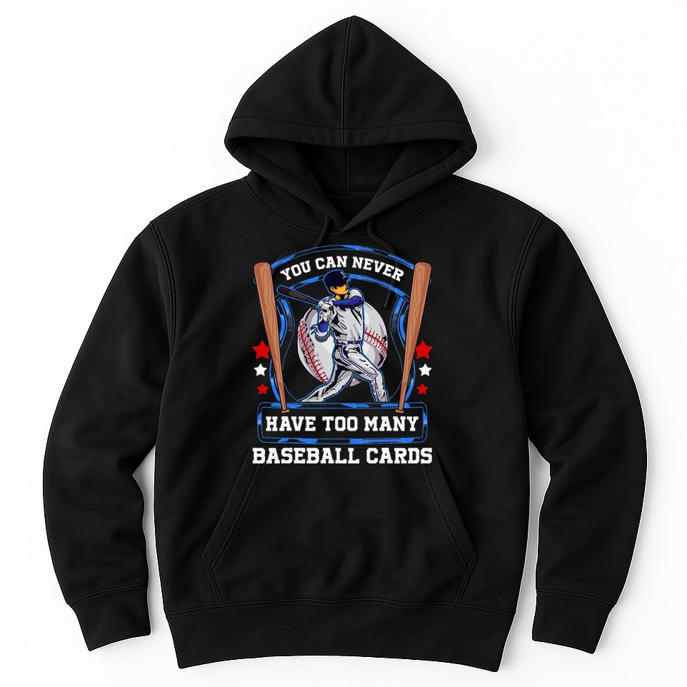 Baseball Cards Collector Hoodie