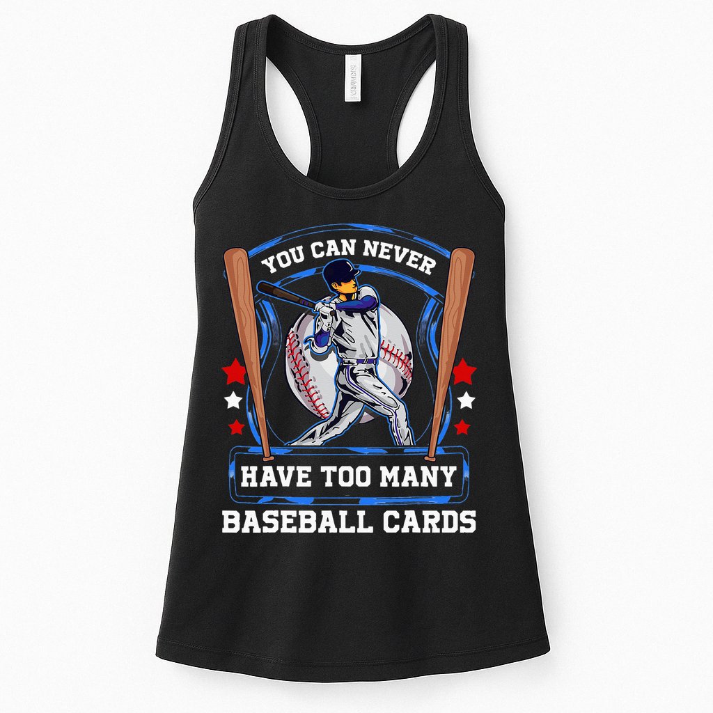 Baseball Cards Collector Womens Tank Top