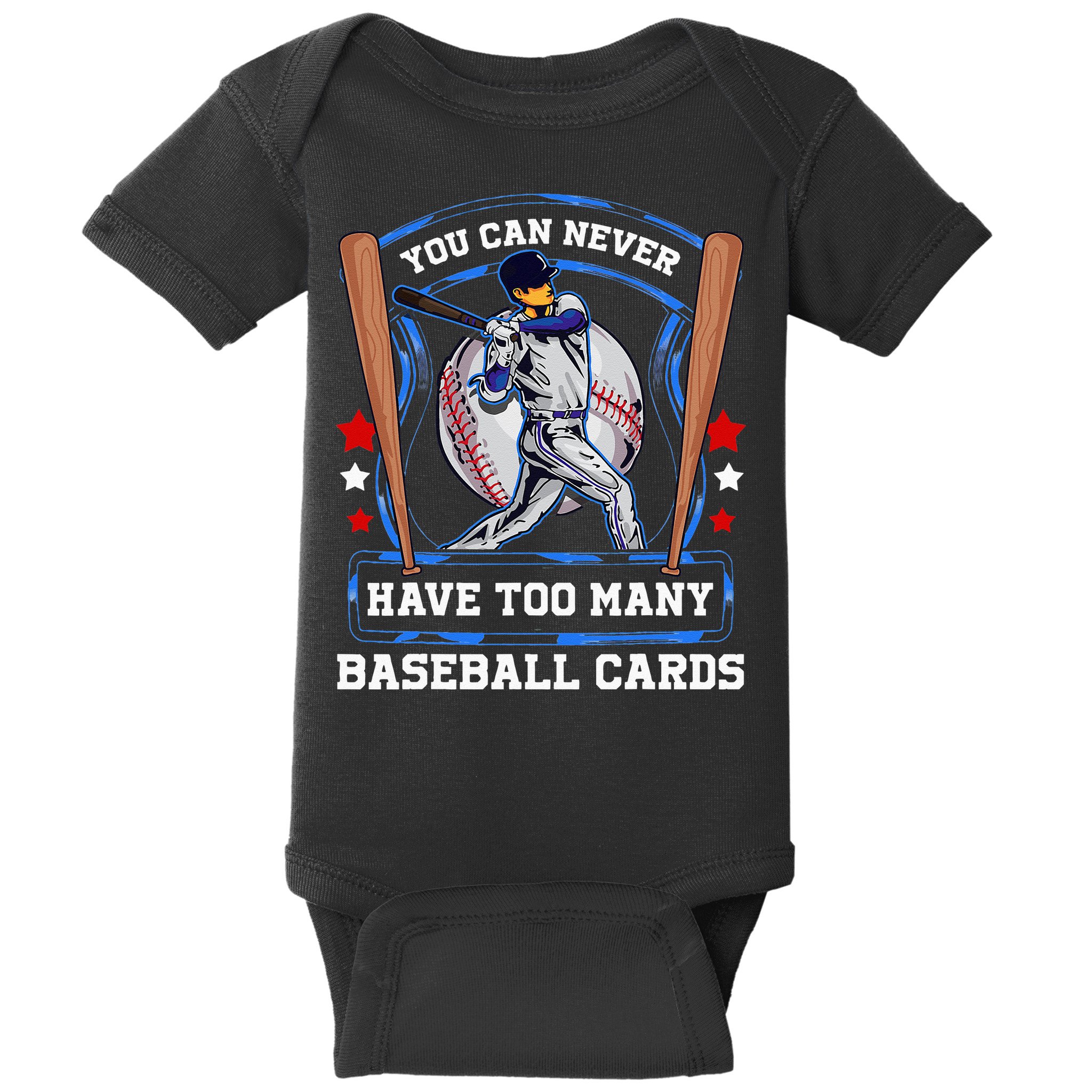 Baseball Cards Collector Baby Bodysuit