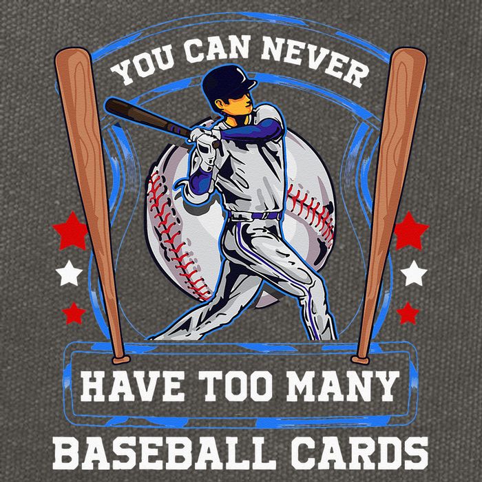 Baseball Cards Collector Cotton Canvas Backpack