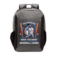 Baseball Cards Collector Vector Backpack