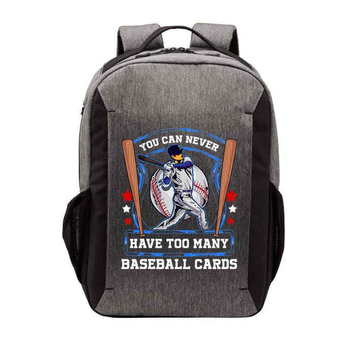 Baseball Cards Collector Vector Backpack