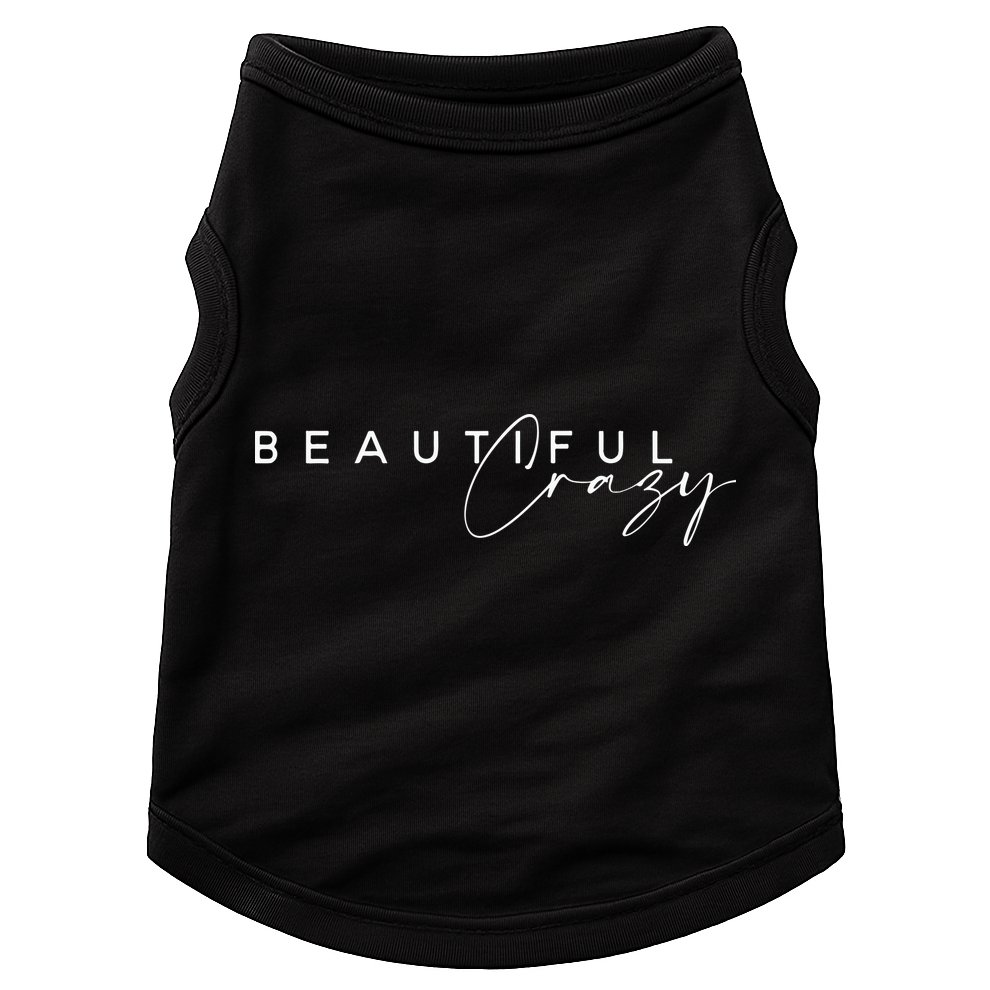 Beautiful Crazy Country Music Doggie Tank