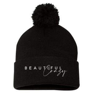 Beautiful Crazy Country Music Pom Pom 12in Knit Beanie