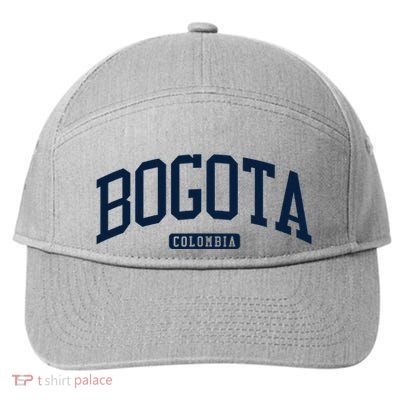 Bogota Colombia College University Style 7-Panel Snapback Hat