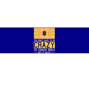 Basketball Crazy Coach Coaching Cool Gift Basketball Coach Meaningful Gift Bumper Sticker