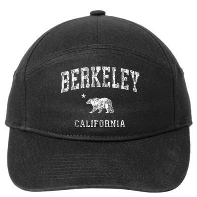 Berkeley California Ca Vintage Distressed Sports 7-Panel Snapback Hat
