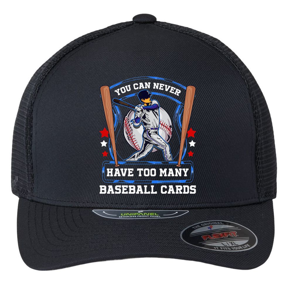 Baseball Cards Collector Flexfit Unipanel Trucker Cap