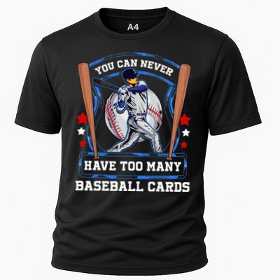Baseball Cards Collector Cooling Performance Crew T-Shirt