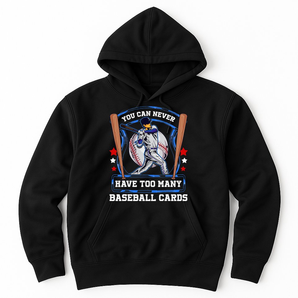 Baseball Cards Collector Hoodie