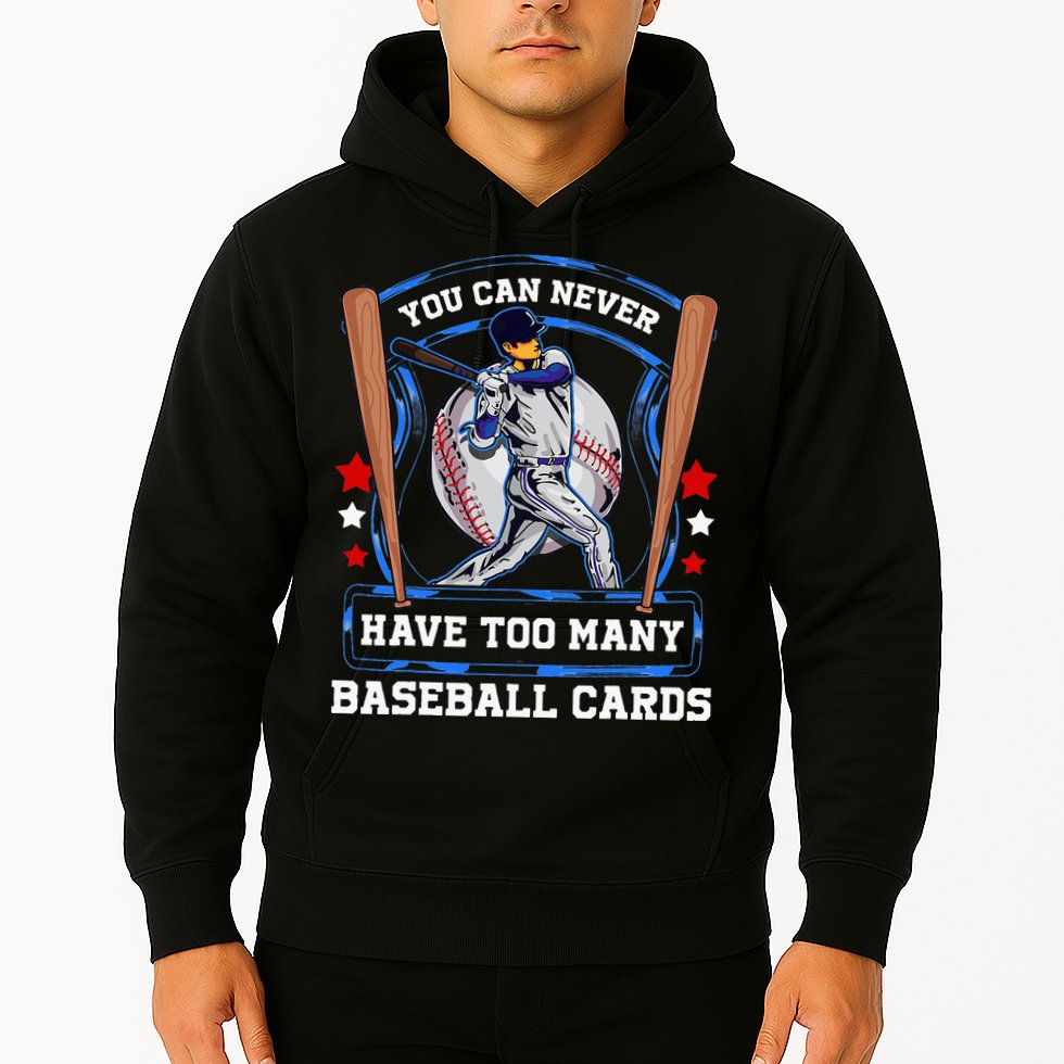 Baseball Cards Collector Hoodie