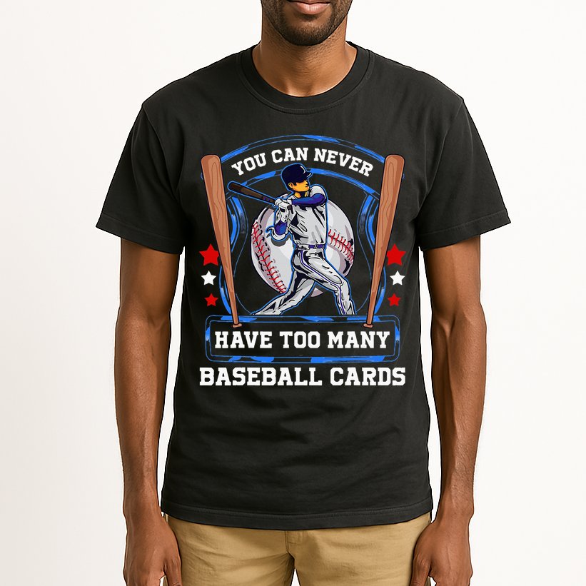 Baseball Cards Collector Tall T-Shirt