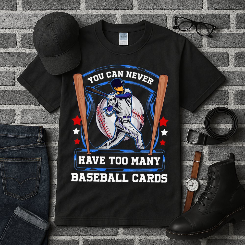 Baseball Cards Collector Tall T-Shirt