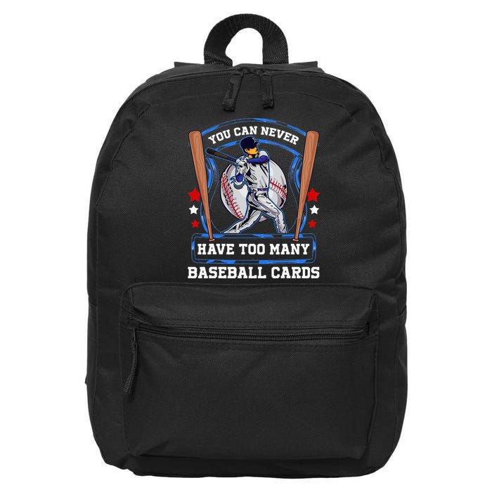 Baseball Cards Collector 16 in Basic Backpack