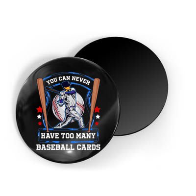 Baseball Cards Collector Magnet