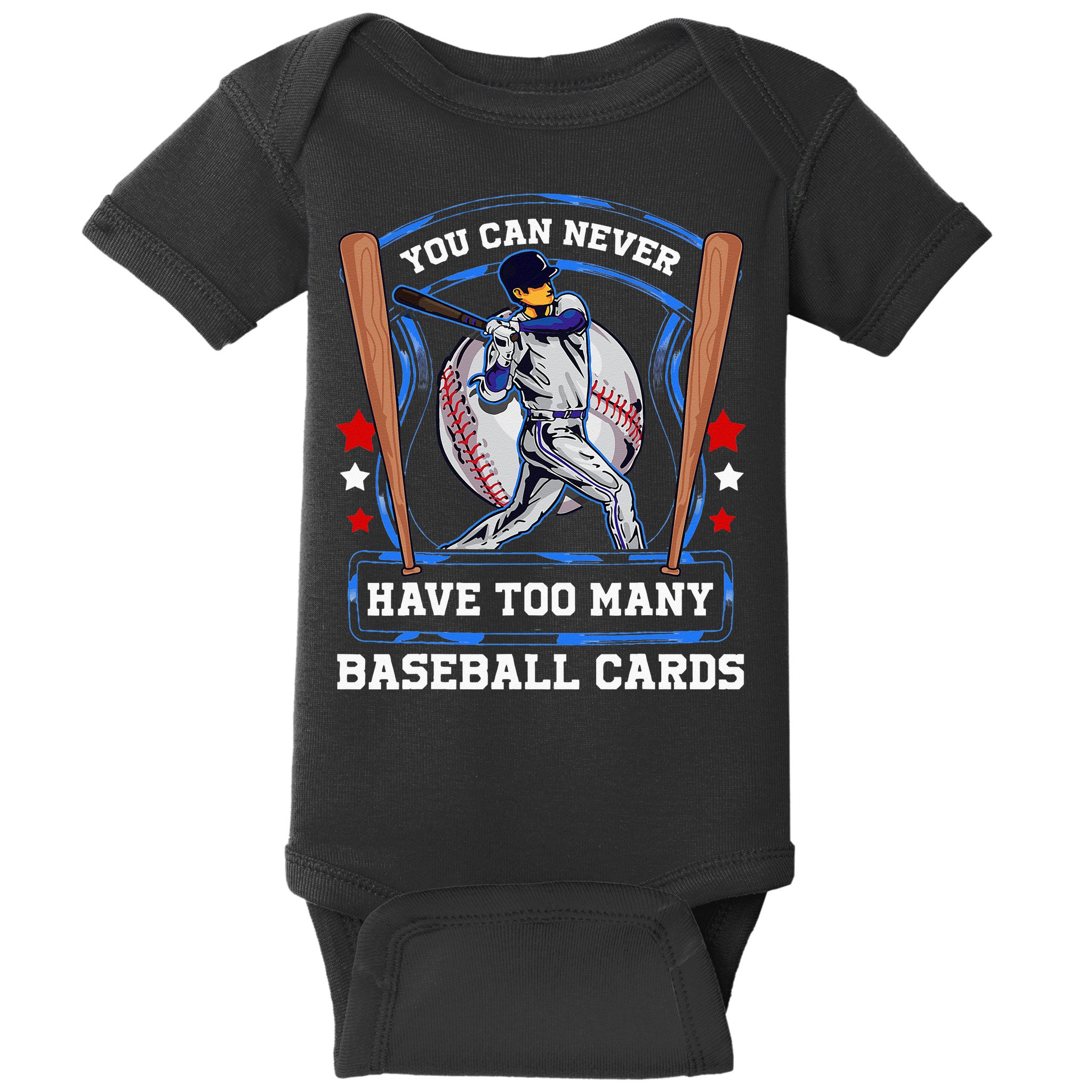 Baseball Cards Collector Baby Bodysuit
