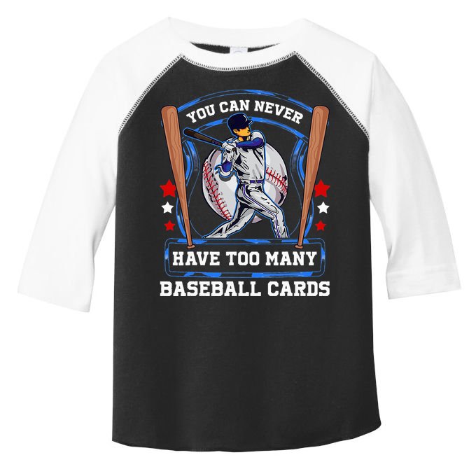 Baseball Cards Collector Toddler Fine Jersey T-Shirt