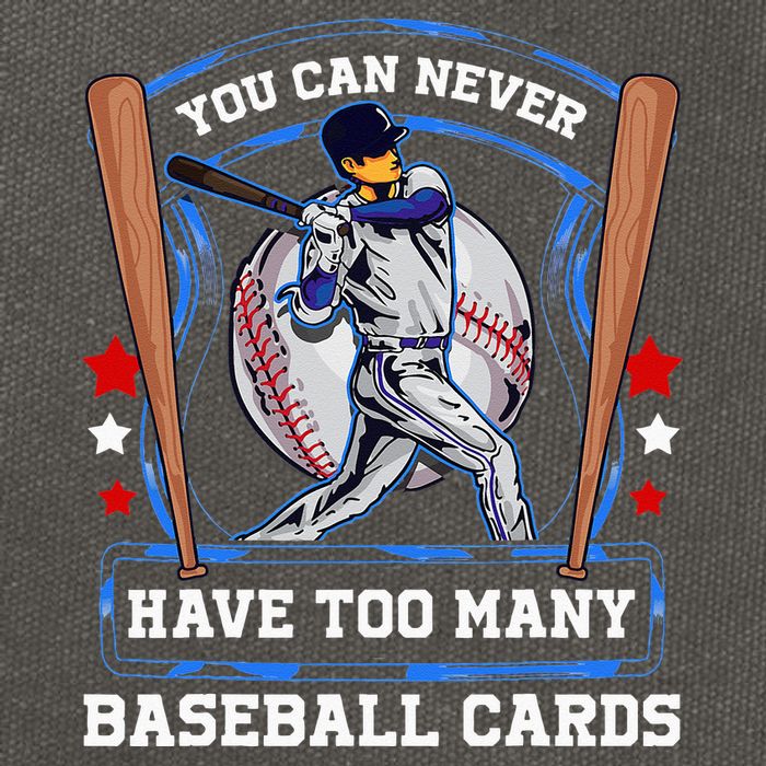 Baseball Cards Collector Cotton Canvas Backpack