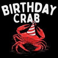 Birthday Crab Crustacean Animal Lover Beach Seafood Impact Tech Backpack