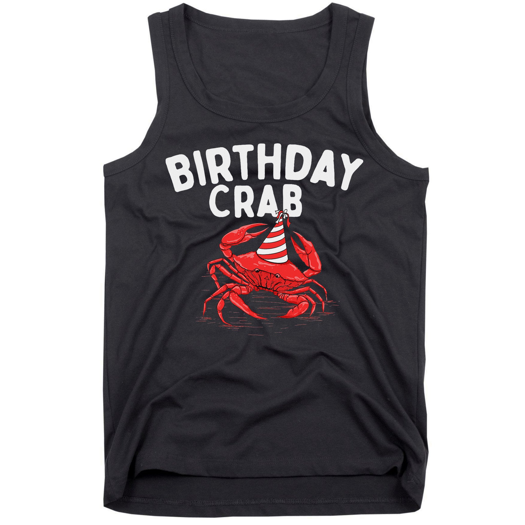Birthday Crab Crustacean Animal Lover Beach Seafood Tank Top