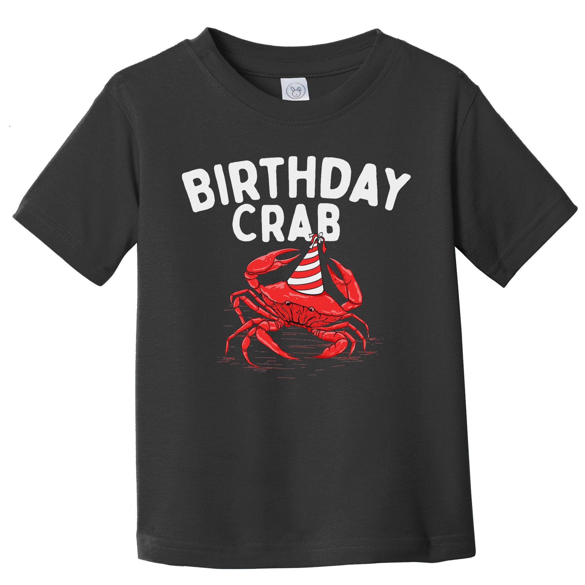 Birthday Crab Crustacean Animal Lover Beach Seafood Toddler T-Shirt