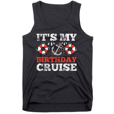 Birthday Cruise Cruising Boating Party Tank Top