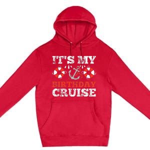 Birthday Cruise Cruising Boating Party Premium Pullover Hoodie