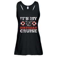 Birthday Cruise Cruising funny Boating Party Ladies Essential Flowy Tank