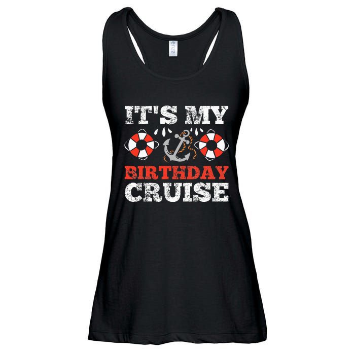 Birthday Cruise Cruising funny Boating Party Ladies Essential Flowy Tank