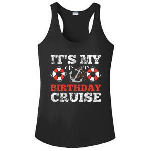 Birthday Cruise Cruising funny Boating Party Ladies PosiCharge Competitor Racerback Tank