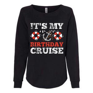 Birthday Cruise Cruising funny Boating Party Womens California Wash Sweatshirt