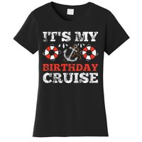 Birthday Cruise Cruising funny Boating Party Women's T-Shirt