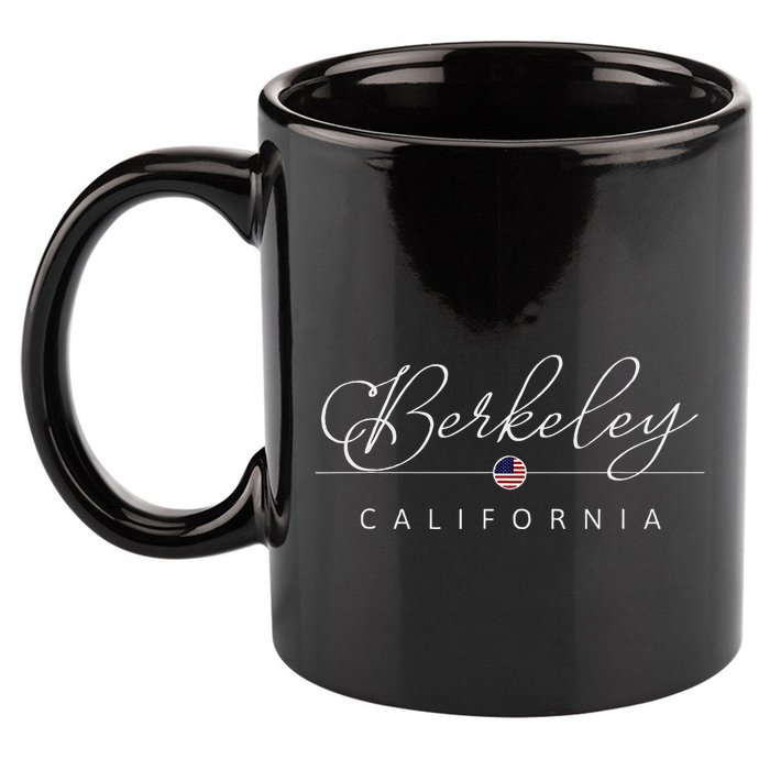 Berkeley California Ca On Berkeley 11oz C Handle Ceramic Mug