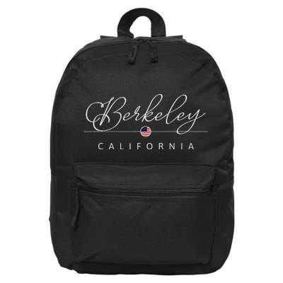 Berkeley California Ca On Berkeley 16 in Basic Backpack