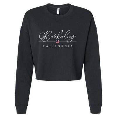Berkeley California Ca On Berkeley Cropped Pullover Crew