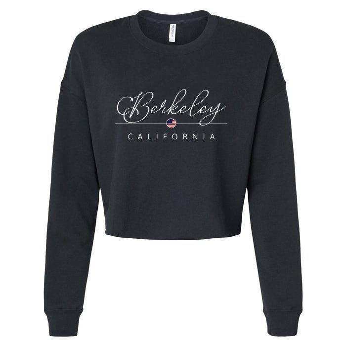 Berkeley California Ca On Berkeley Cropped Pullover Crew